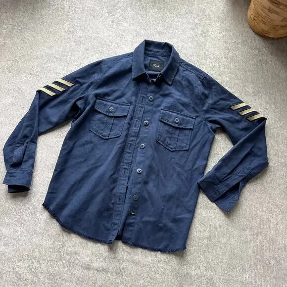 Rails Loren Navy Shirt Jacket - Picture 2 of 6
